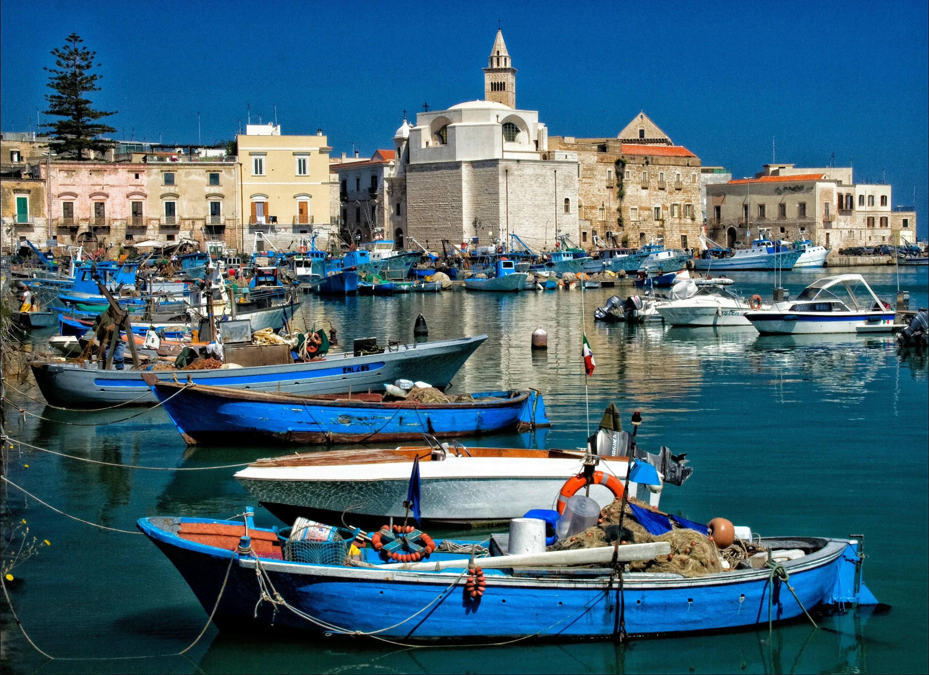 The typical small port of Trani