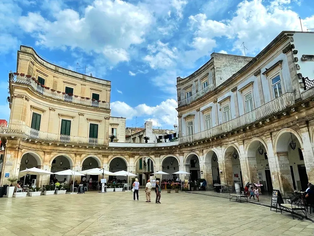 The historic center of Martina Franca - By Mylène