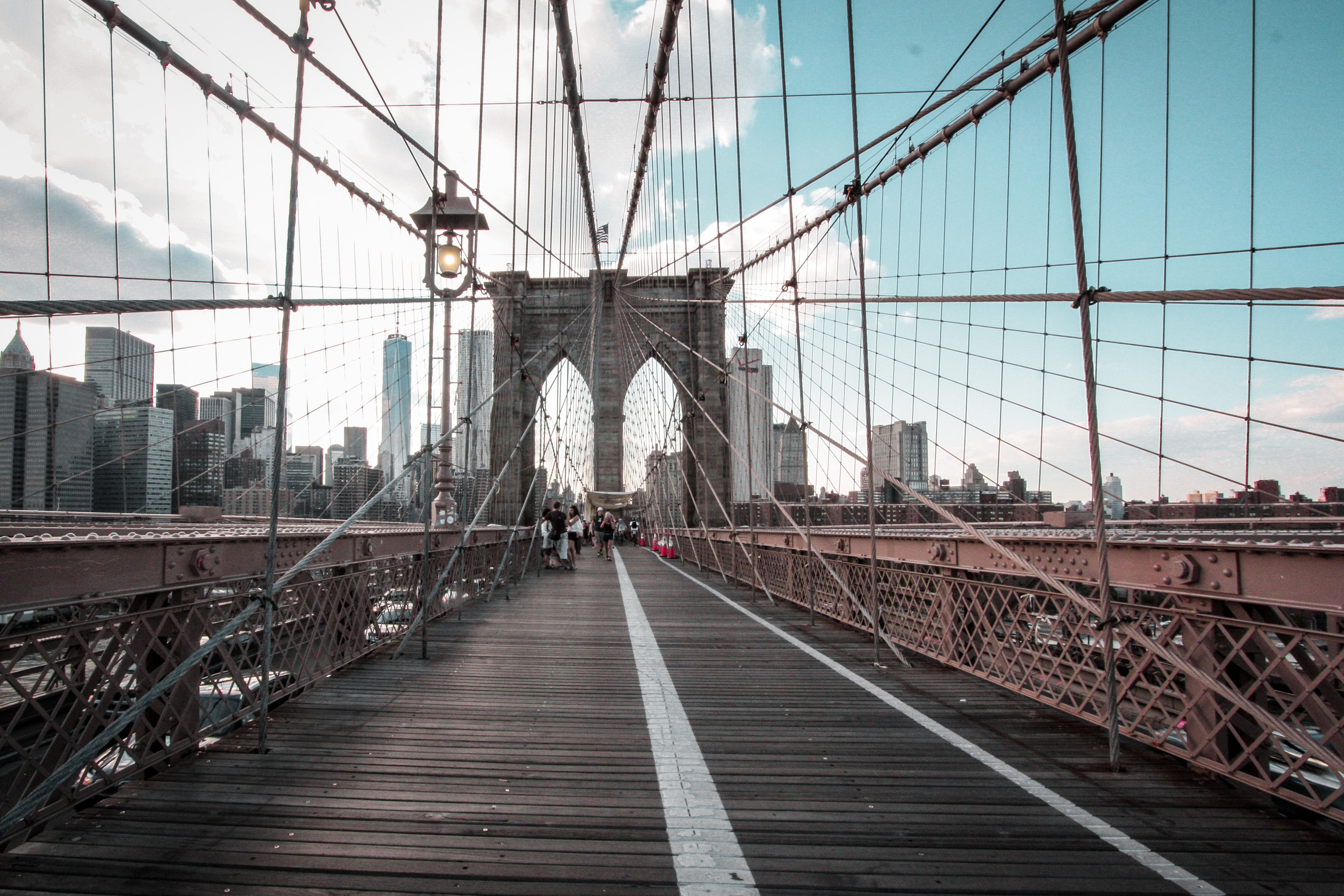 Une vue sur le Pont de Brooklyn par Mélanie