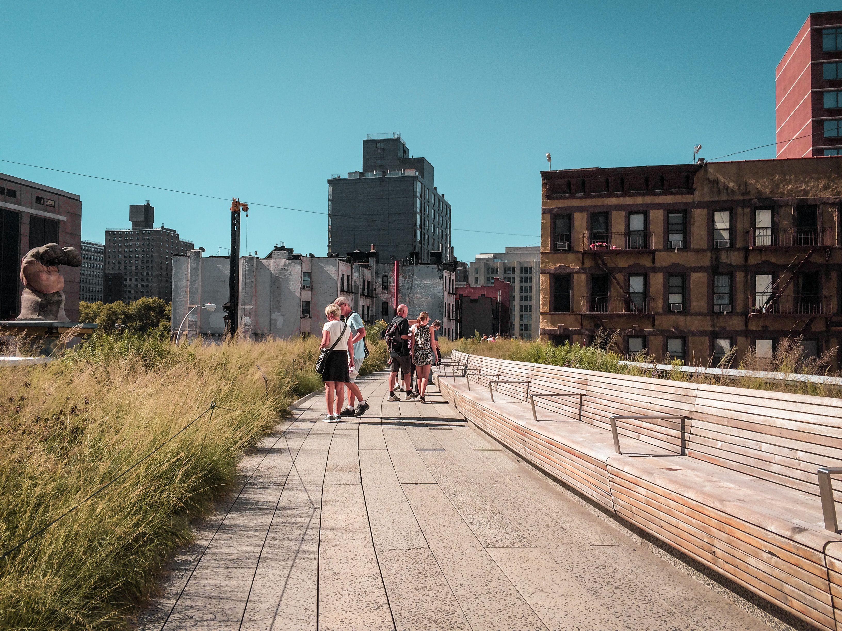 Une vue du park High Line à New York par Mélanie